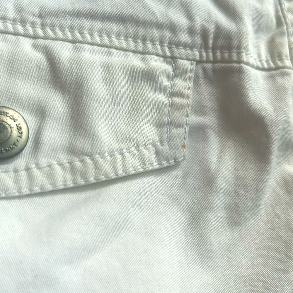 Ann Taylor Loft White Short Skit Size 6 Petites - Picture 6 of 6